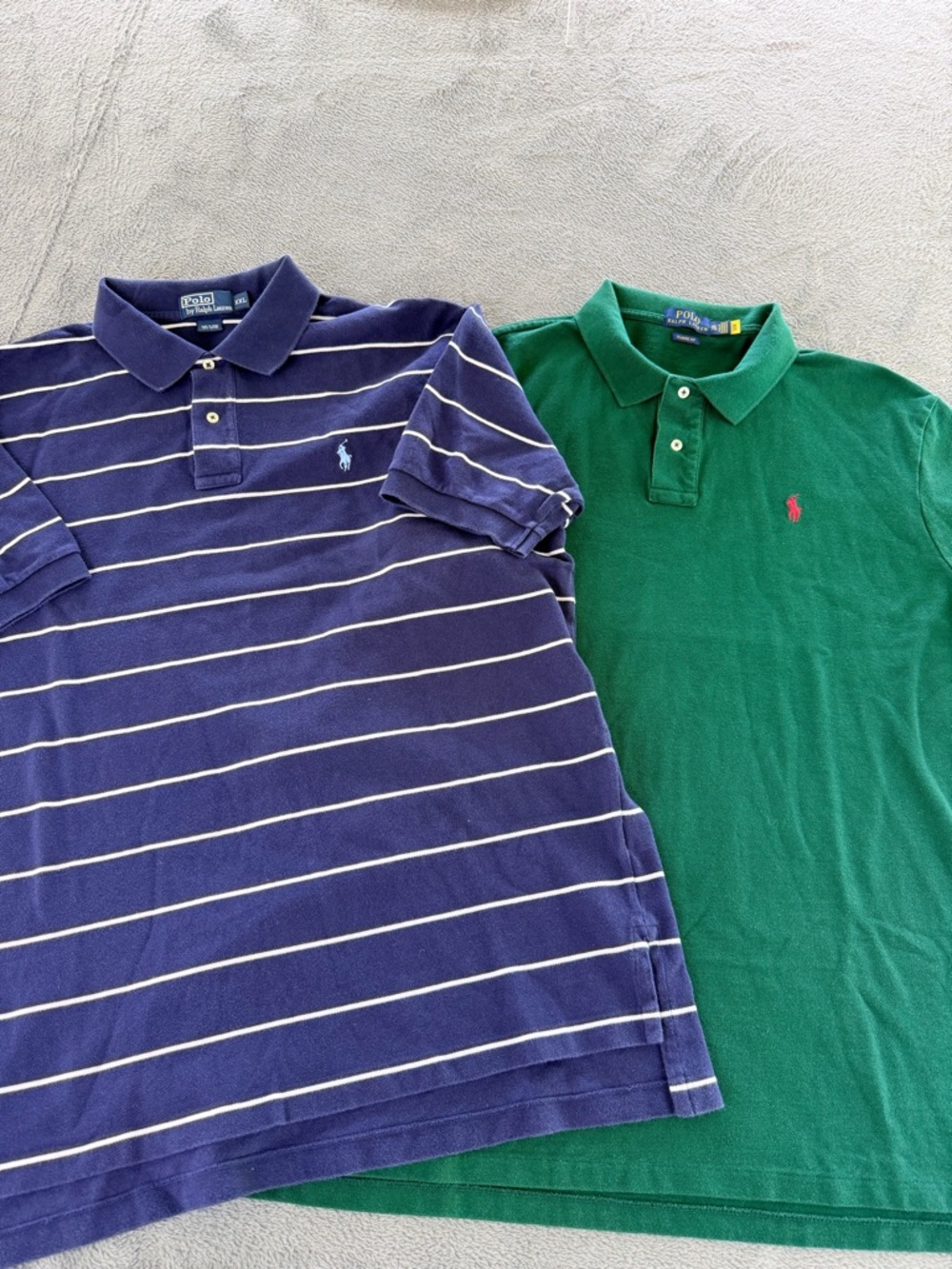 Ralph Lauren Polo Lot - Navy/White Striped & Green